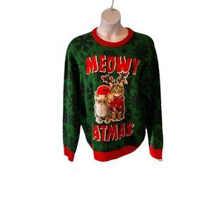 Party Sweater Dec 25th Womans 2XL Christmas Holiday Winter Casual Ugly Party